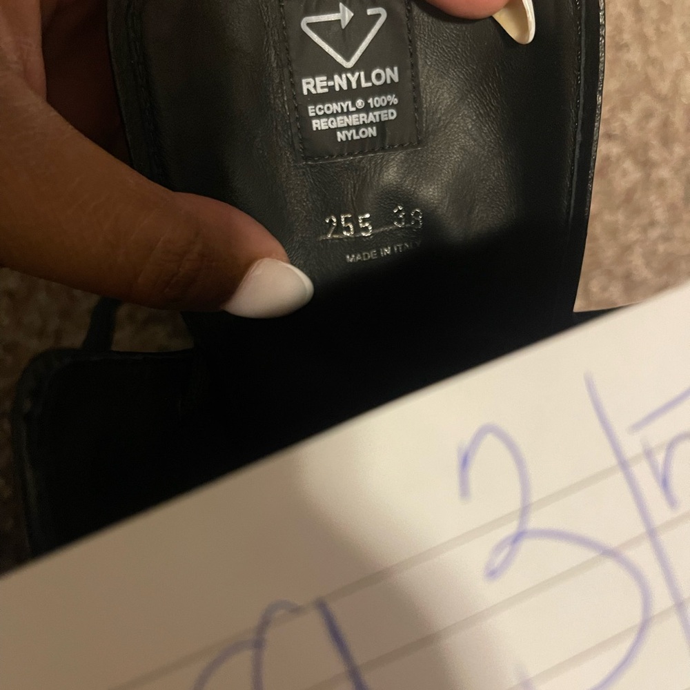 Black Re-Nylon Shoes